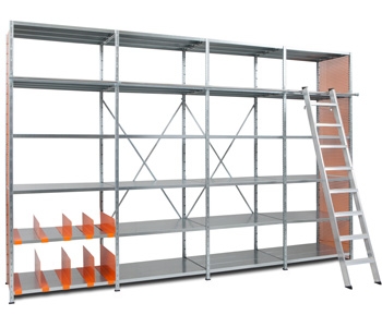 ESEMPIO 1 SCAFFALATURA ATTREZZATA CON SCALA FISSA