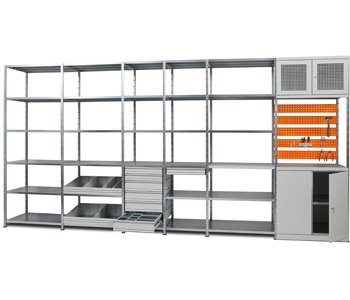 ESEMPIO 2 SCAFFALATURA ACCESSORIATA